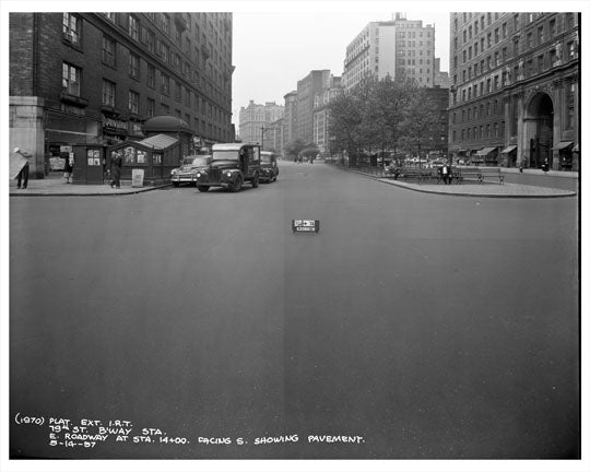 79th Street & Broadway Subway Station 1957  - Upper West Side - Manhattan - New York, NY Old Vintage Photos and Images