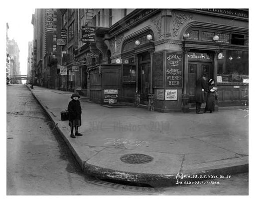 7th Ave & 26th Street - Chelsea  NY 1914 Old Vintage Photos and Images
