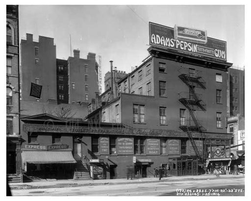7th Ave between 22nd & 23rd Streets - Chelsea  NY 1914 C Old Vintage Photos and Images