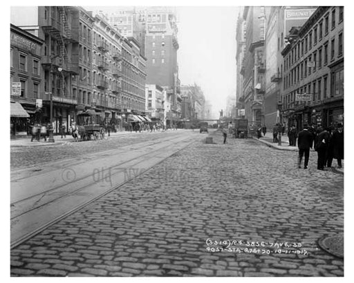 7th Avenue & 39th Street  1917 Chelsea NYC Old Vintage Photos and Images