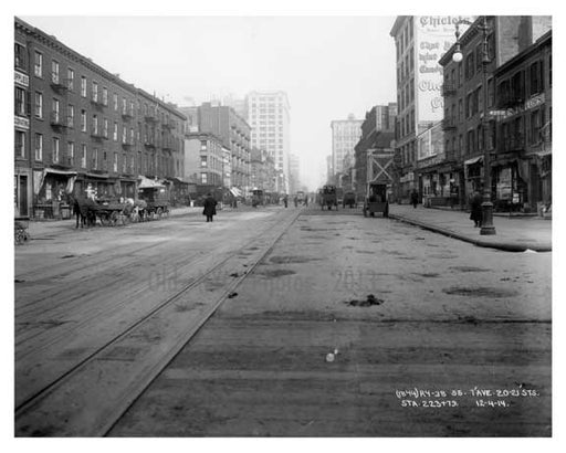 7th Avenue between 20th & 21st Streets - Chelsea - Manhattan  1914 A Old Vintage Photos and Images