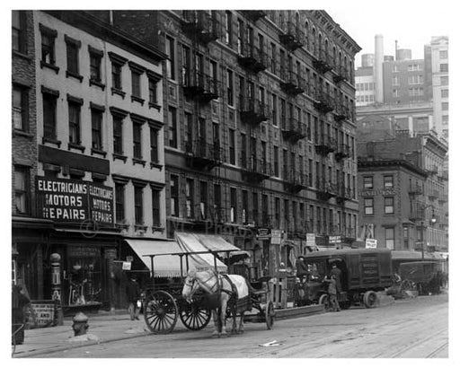 7th Avenue between 20th & 21st Streets - Chelsea - Manhattan  1914 D Old Vintage Photos and Images