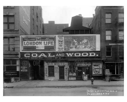 7th Avenue between 21st & 22nd Streets - Chelsea - NY 1914 B Old Vintage Photos and Images