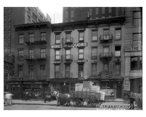 7th Avenue between 26th & 27th  Streets - Chelsea - NY 1914 H Old Vintage Photos and Images