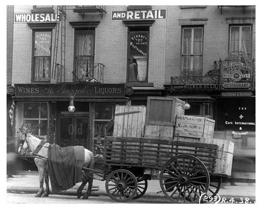 7th Avenue between 26th & 27th  Streets - Chelsea - NY 1914 I Old Vintage Photos and Images