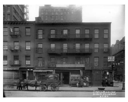 7th Avenue between 28th & 29th  Streets - Chelsea - NY 1914 C Old Vintage Photos and Images