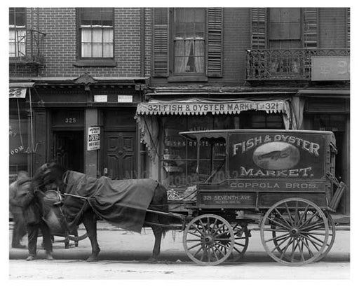 7th Avenue between 28th & 29th  Streets - Chelsea - NY 1914 E Old Vintage Photos and Images
