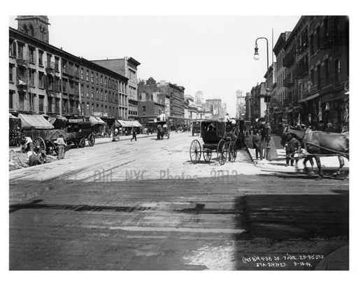 7th Avenue between 29th & 30th Streets - Chelsea - Manhattan  1914 A Old Vintage Photos and Images