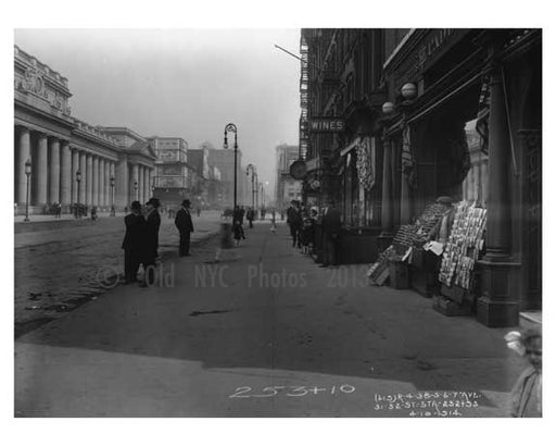 7th Avenue between 31st & 32nd Streets  - Chelsea - Manhattan 1914 A Old Vintage Photos and Images