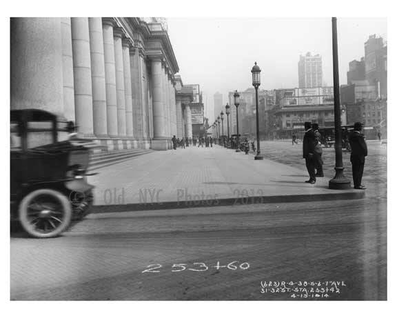 7th Avenue between 31st & 32nd Streets  - Chelsea - Manhattan 1914 B Old Vintage Photos and Images