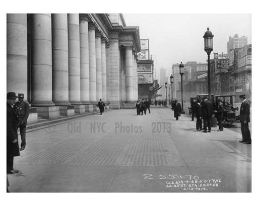 7th Avenue between 32nd & 33rd Streets  - Chelsea - Manhattan 1914 D Old Vintage Photos and Images