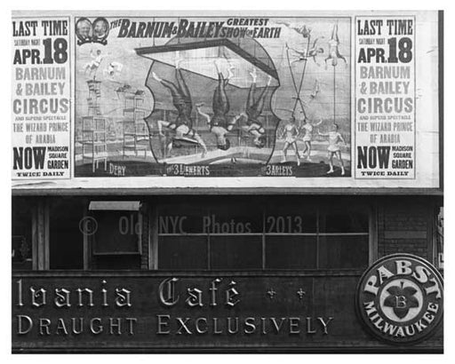 7th Avenue between 33rd & 34th  Streets  - Chelsea - Manhattan 1914 H Old Vintage Photos and Images