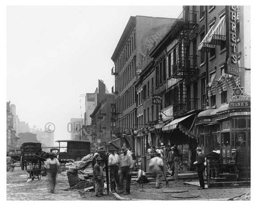 7th Avenue between 35th & 36th Streets 1916 August 1916 Chelsea NYC A Old Vintage Photos and Images