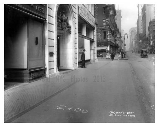 7th Avenue between & 36th Street - Chelsea  NY 1915 Old Vintage Photos and Images