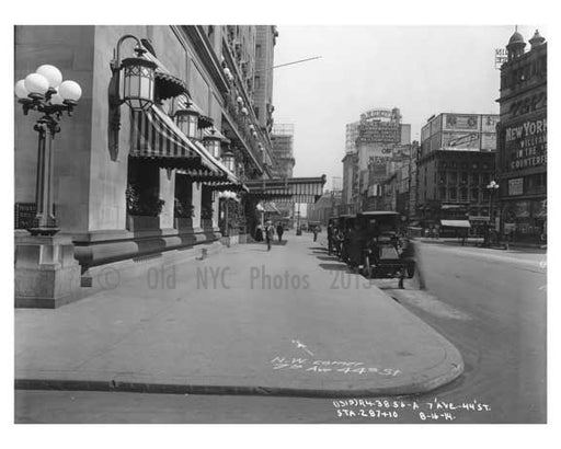 7th Avenue between 43rd & 44th Street - Midtown - Manhattan  1914 NYC Old Vintage Photos and Images