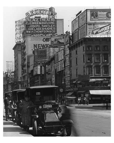 7th Avenue between 43rd & 44th Street - Midtown - Manhattan  1914 A Old Vintage Photos and Images