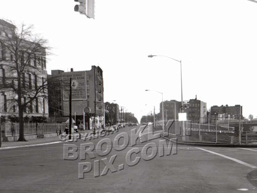 7th Avenue from 79th Street with new expressway, c.1964