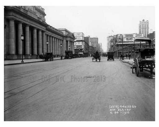 8th Avenue between 32nd & 33rd Street - Chelsea - Manhattan  1914 Old Vintage Photos and Images