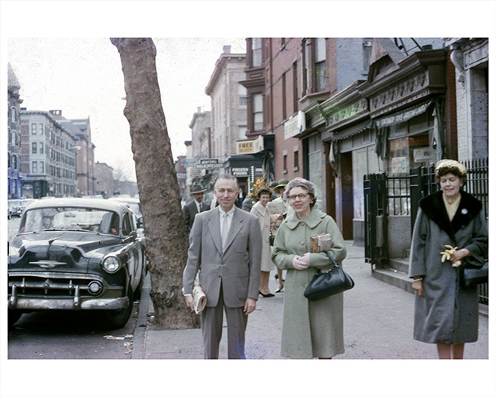 8th Avenue toward 11th Street, Park Slope Brooklyn - 1964