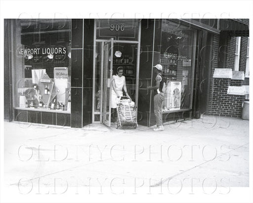 900 Saratoga Ave corner Newport Brooklyn, NYC 1966 Old Vintage Photos and Images