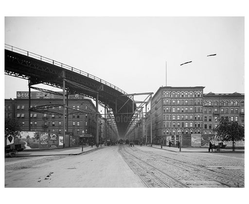 9th Ave & 100th Street 1900 - Upper West Side - Manhattan NY Old Vintage Photos and Images