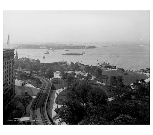 9th Ave over Battery Park 1908 Old Vintage Photos and Images