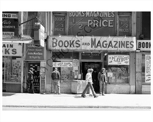 Books & Magazines Store Times Sqaure 1970s