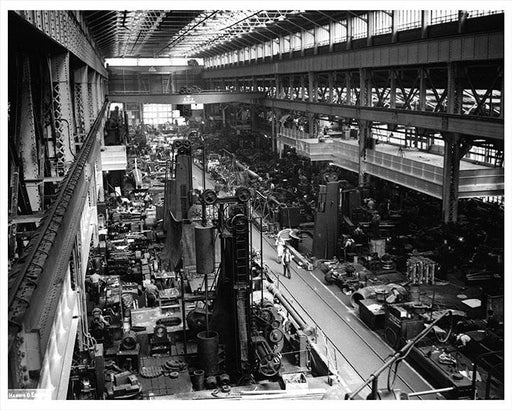 Old Vintage Brooklyn Navy Yard machine shop Photos, Pictures and Images