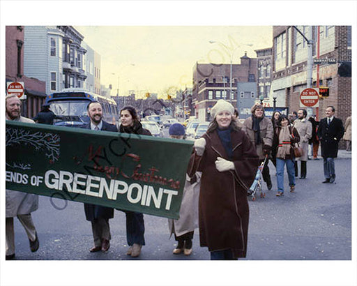 Greenpoint Christmas parade 1979