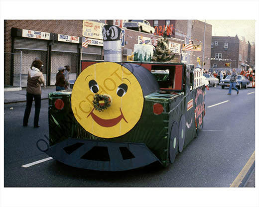 Greenpoint parade 1979 train