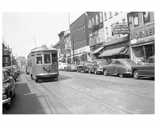 Belmont Avenue toward Pitkin Avenue Brooklyn - 1948
