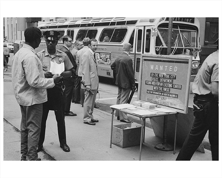 Police recruiting in New York City 1960s