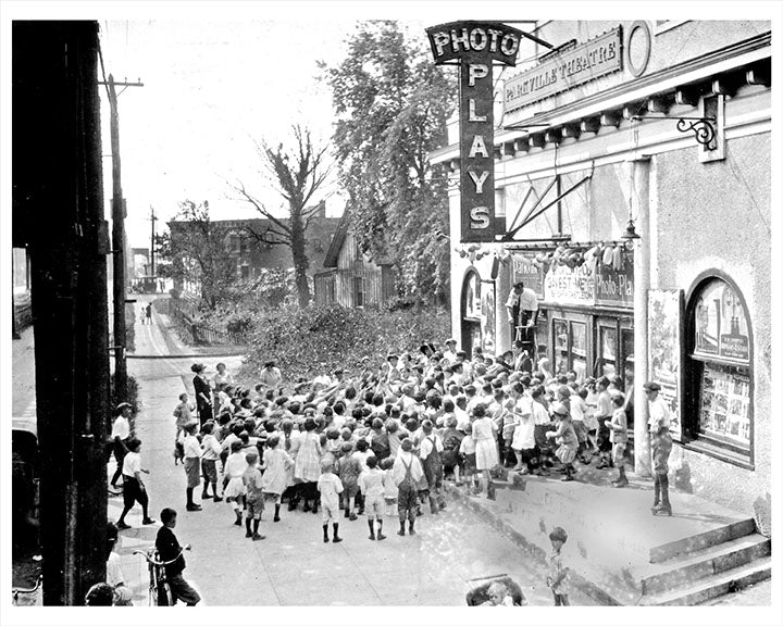 Kids at Parkville Theater, Parkville Brooklyn 1919
