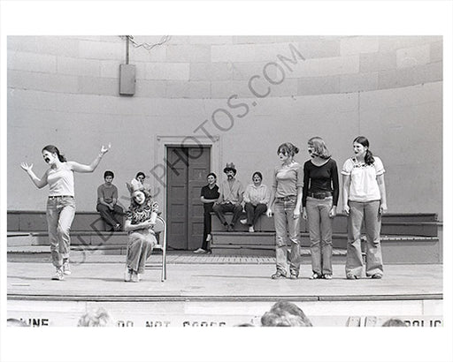 Performers at the Bandshell Central Park 1970s