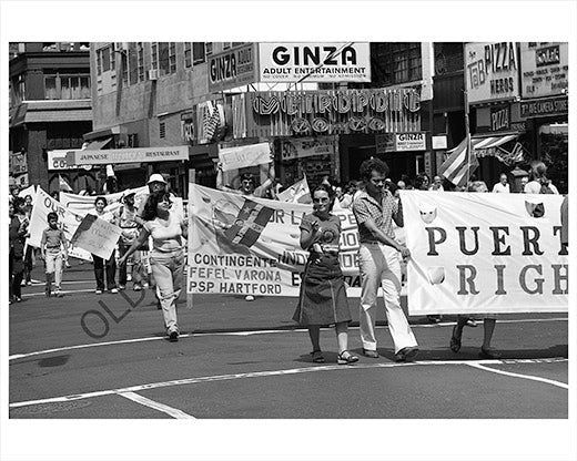 Puerto Rico Day Parade 1970s Manhattan