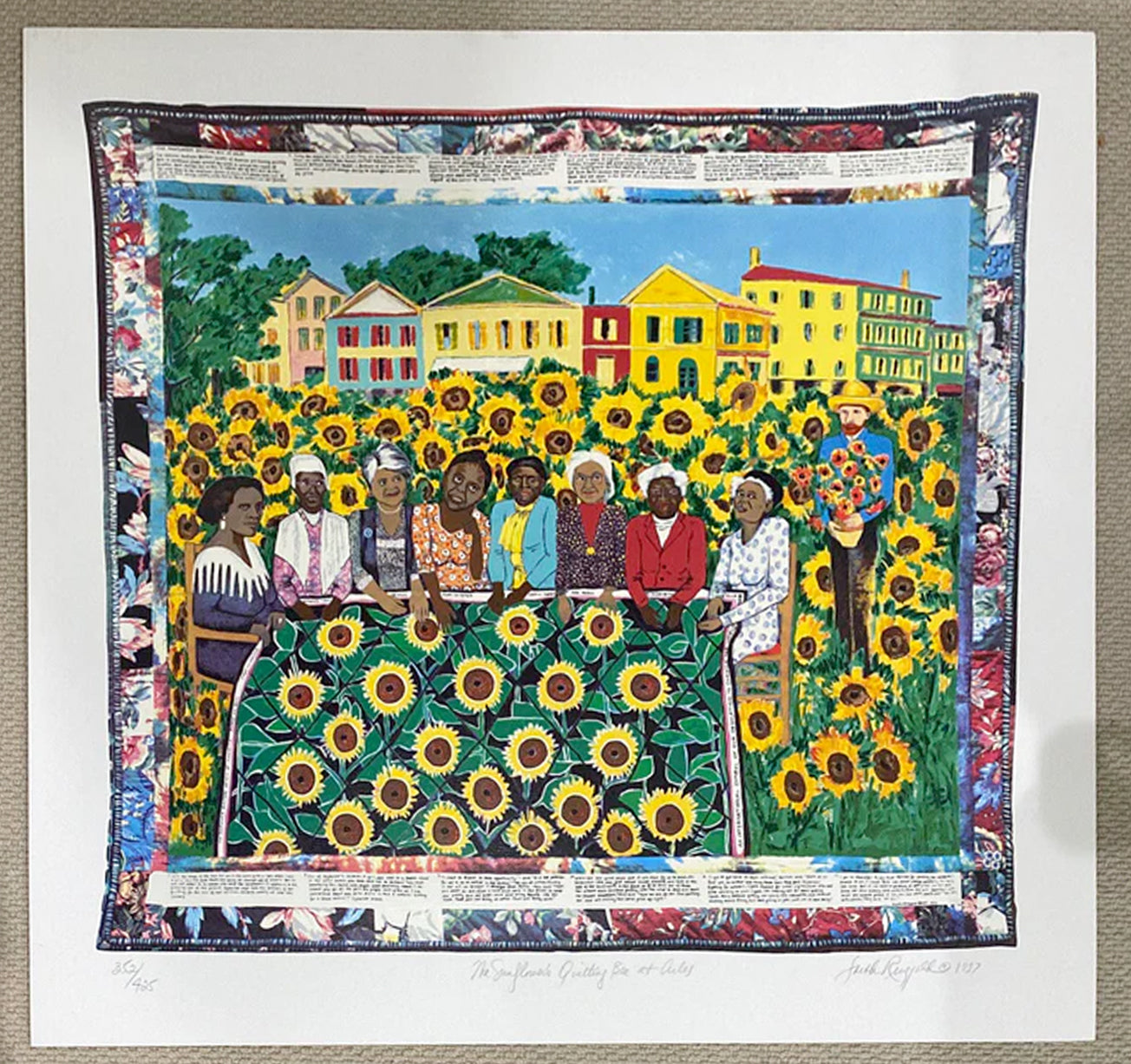 Faith Ringgold Serigraph Limited Edition Hand Signed 1997