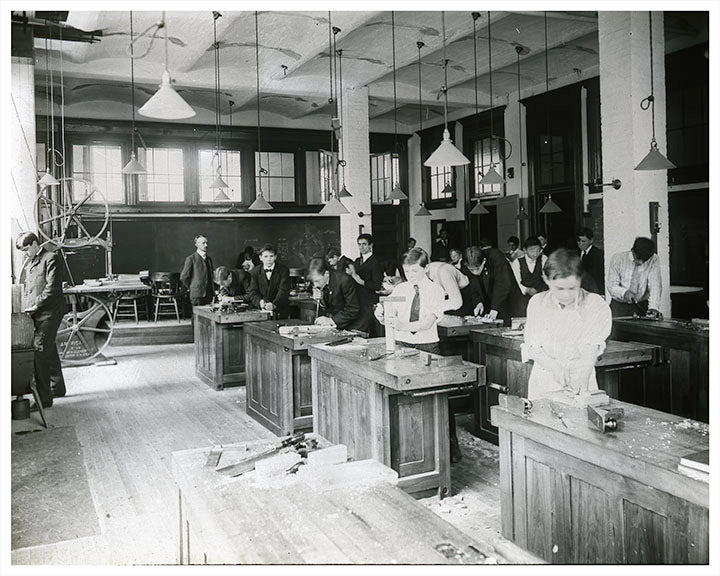 Wood Working Class, Brooklyn High School - 1903