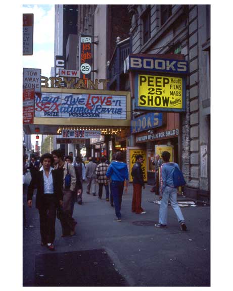 Adult movies in Times Square 1970s Manhattan V Old Vintage Photos and Images