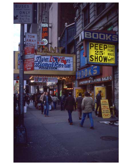 Adult movies in Times Square 1970s Manhattan VI Old Vintage Photos and Images