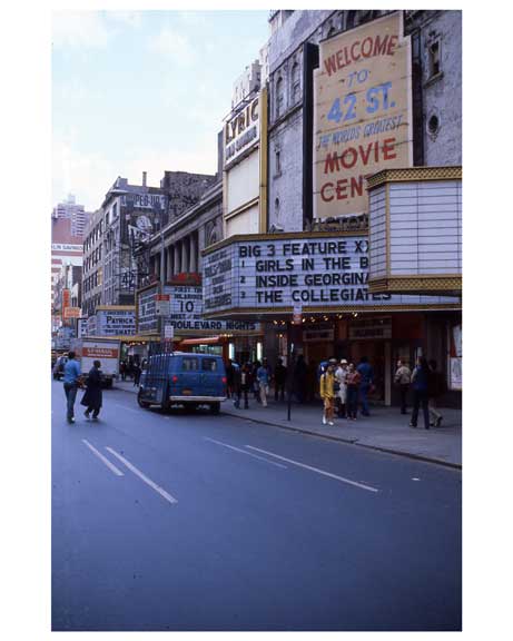 Adult Theaters  1970s Times Square Old Vintage Photos and Images