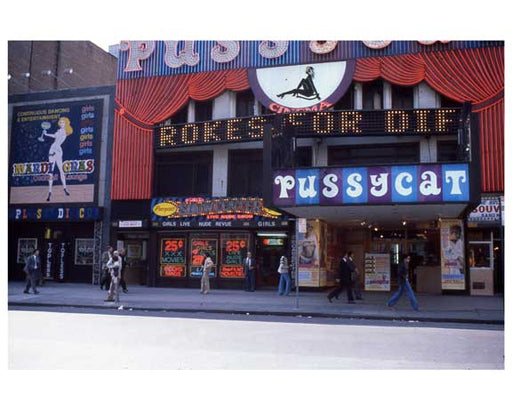 Adult theaters near 1970s Times Square A Old Vintage Photos and Images