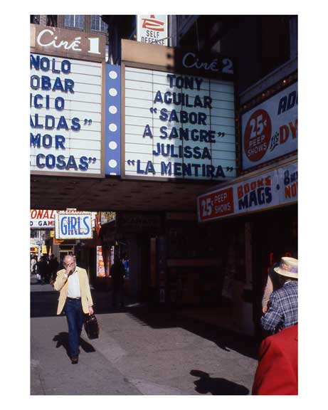 Adult theaters near 1970s Times Square C Old Vintage Photos and Images