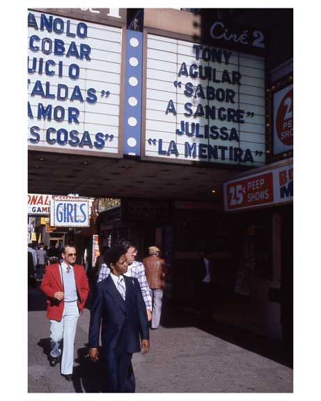 Adult theaters near 1970s Times Square D Old Vintage Photos and Images