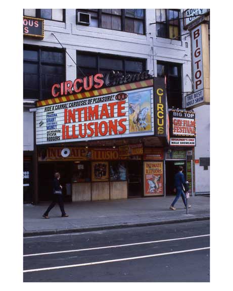 Adult theaters near 1970s Times Square E Old Vintage Photos and Images