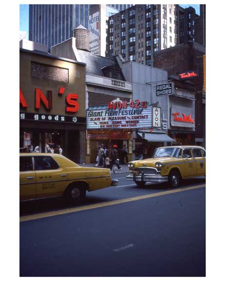 Adult theaters near 1970s Times Square X18 Old Vintage Photos and Images