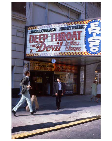Adult theaters near 1970s Times Square Old Vintage Photos and Images