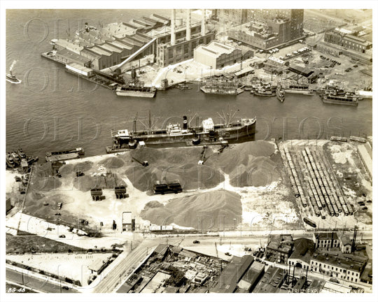 Aerial View Greenpoint Brooklyn Old Vintage Photos and Images