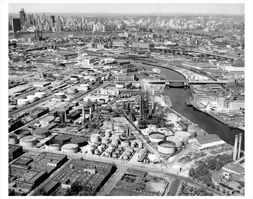 Aerial view of Brooklyn & Manhattan Old Vintage Photos and Images