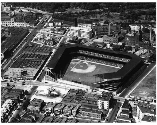 Aerial View of Ebbets Field