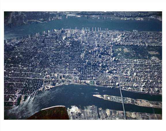 Aerial view of Manhattan I Old Vintage Photos and Images